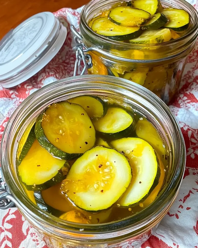 Bread & Butter Zucchini Pickles