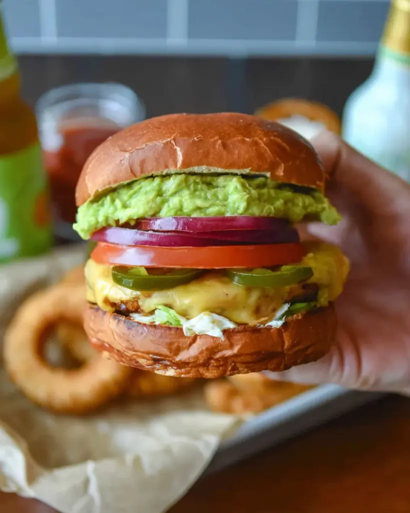 JalapeÃ±o Pepper Jack Chicken Burger