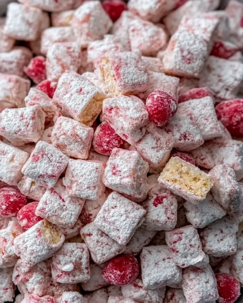 Cherry Cheesecake Puppy Chow
