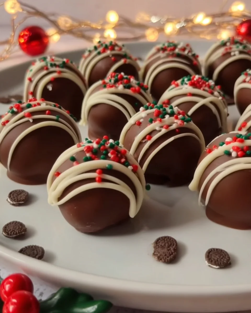 Christmas Oreo Truffles Christmas