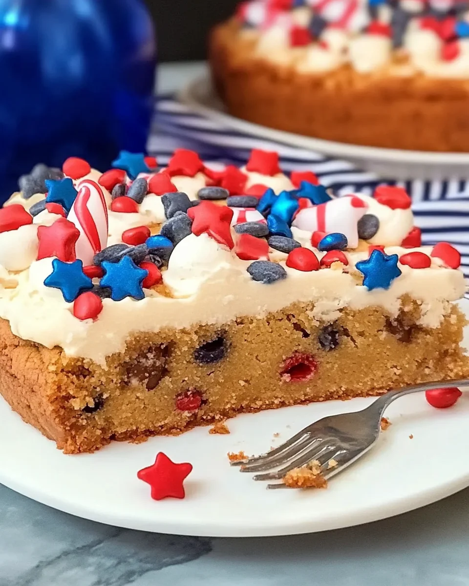4th of July Cookie Cake 4th
