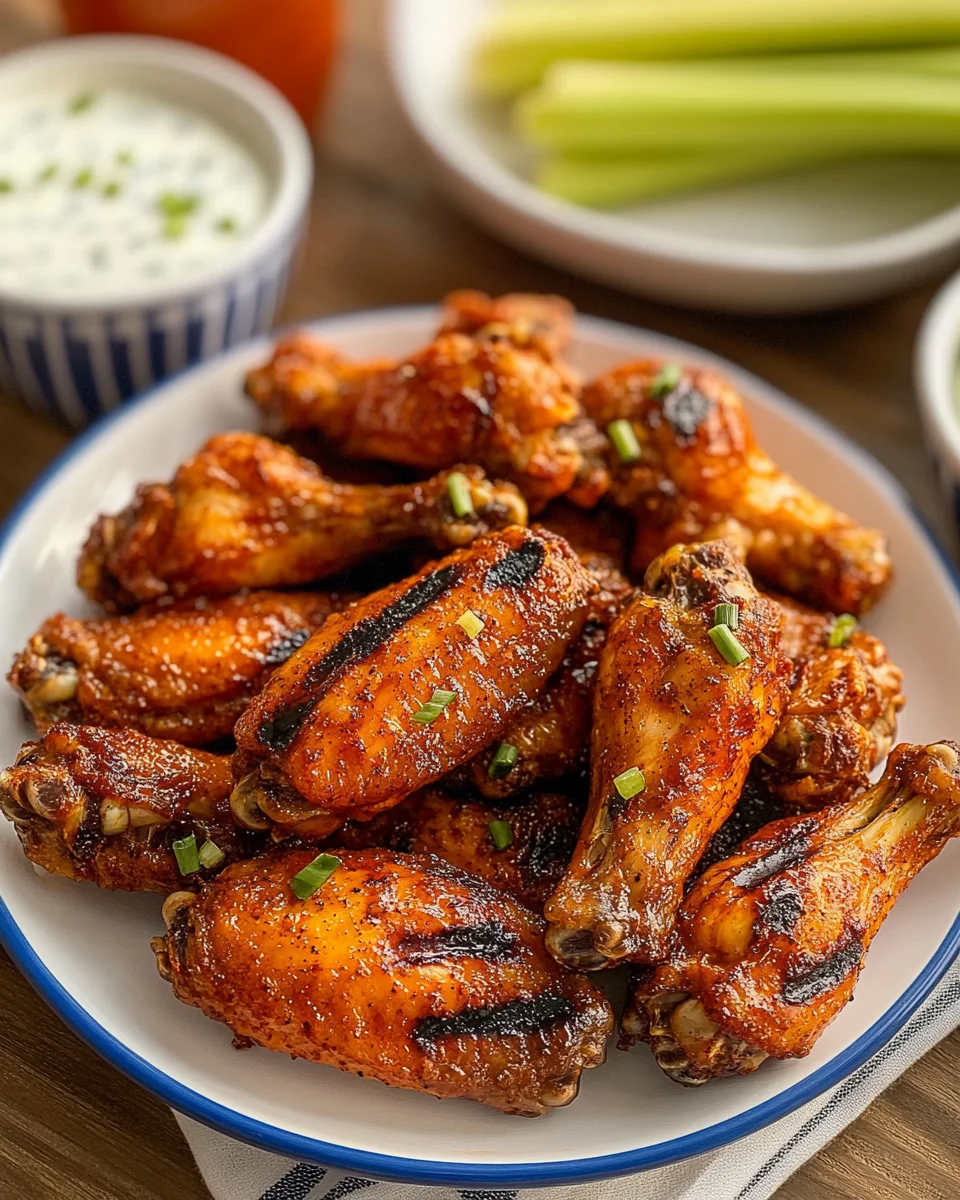 Crispy Grilled Chicken Wings Crispy