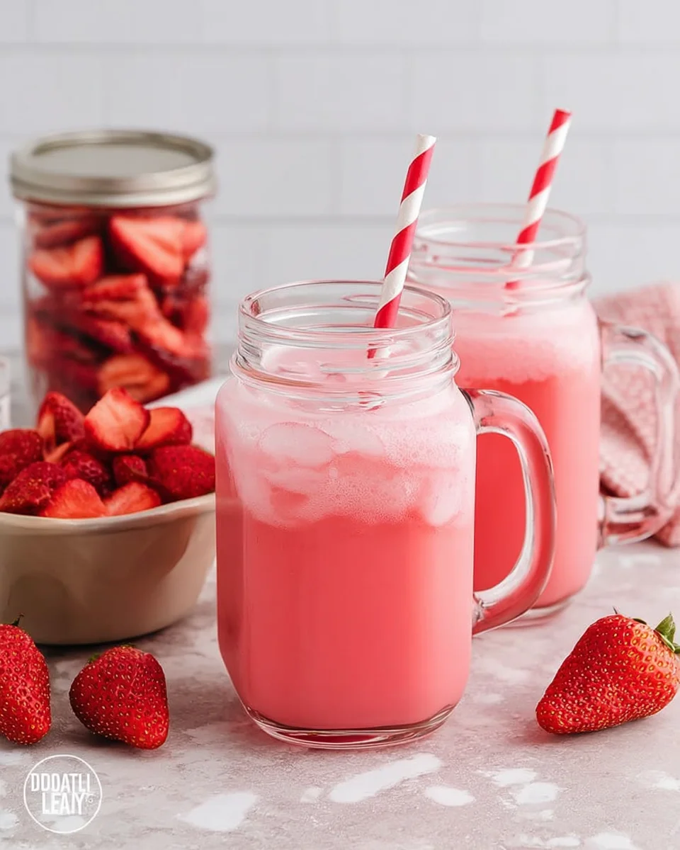 Healthy Pink Drink Strawberry Refresher Healthy