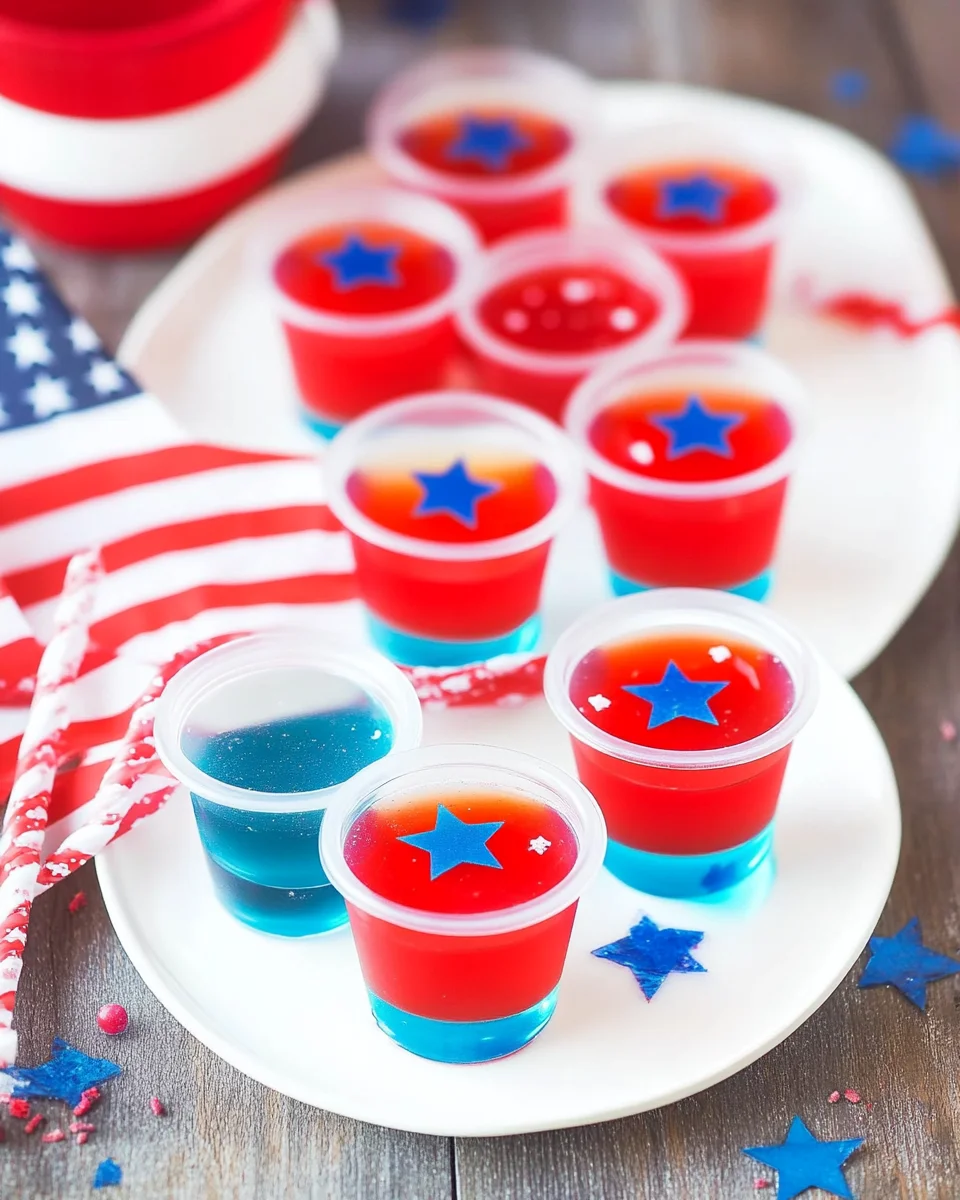 American Flag Jello Shots American