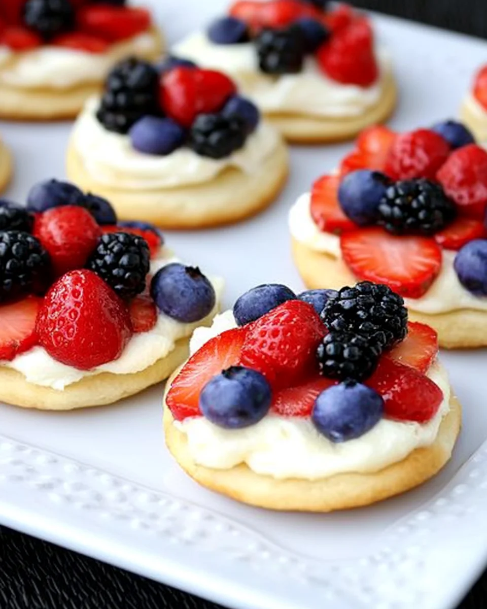 Mini Fruit Pizzas Mini