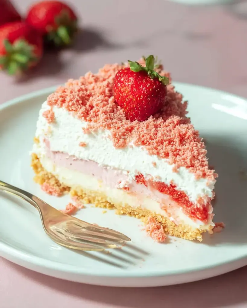 Strawberry Crunch Cheesecake Delight Strawberry Crunch Cheesecake Delight