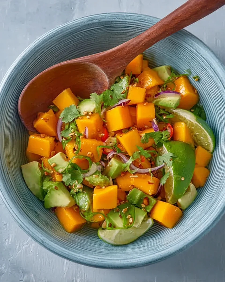 Mango Salad with Lime Dressing Mango