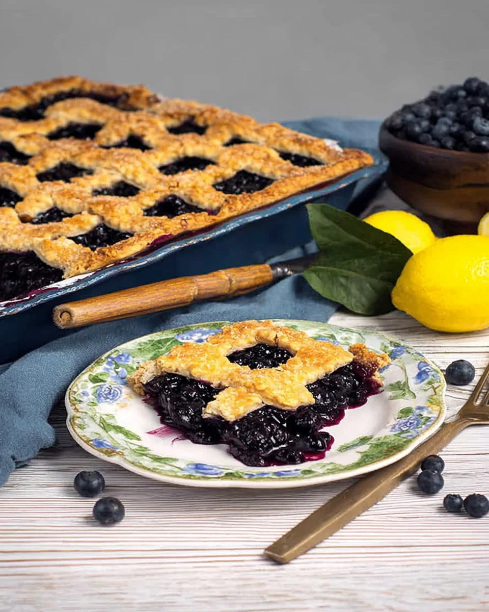 Blueberry Slab Pie Blueberry