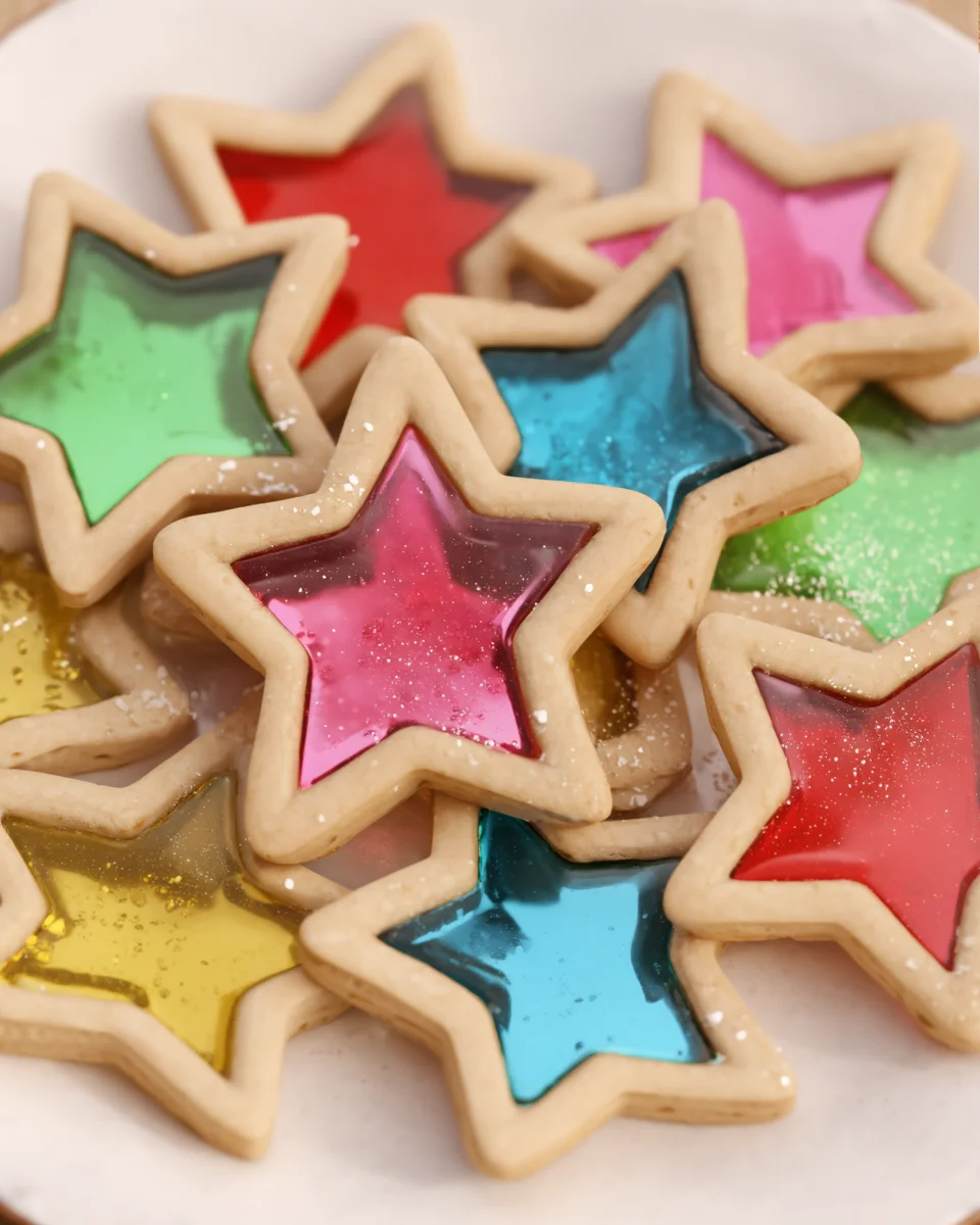 Stained Glass Cookies Stained