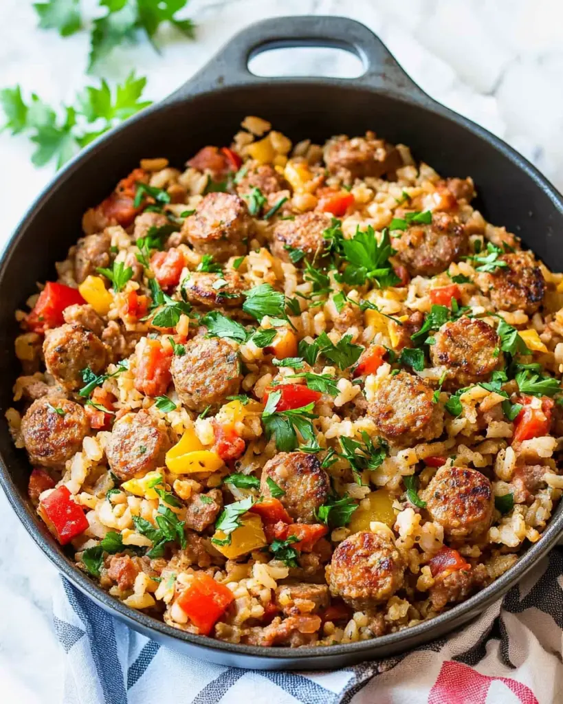 Sausage and Rice Casserole