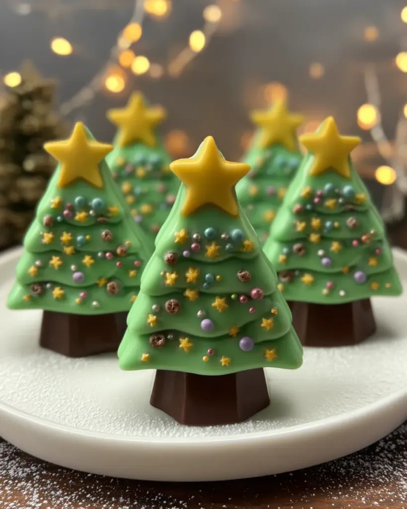 Chocolate Christmas trees Chocolate Christmas trees