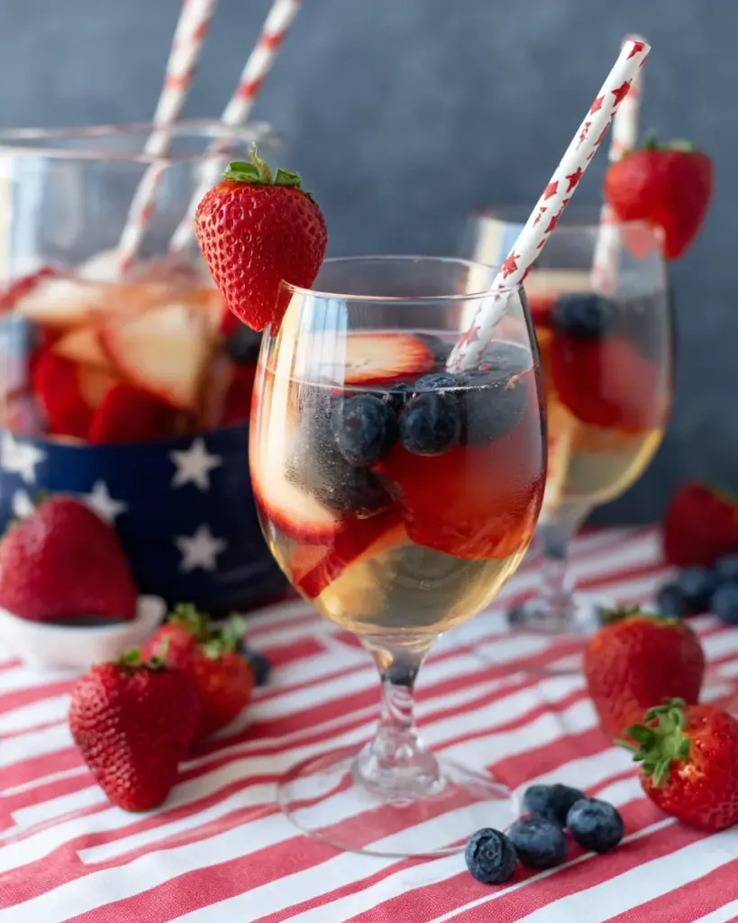 Red, White and Blue Sangria