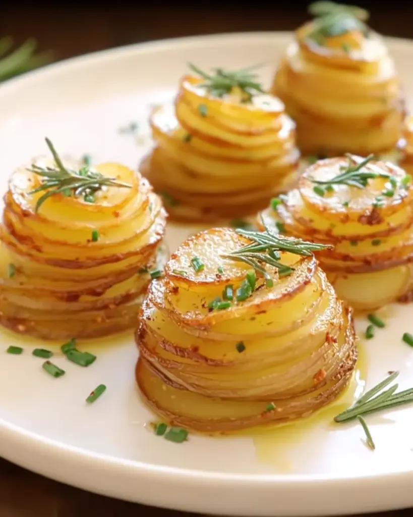 Crispy Potato Stacks Crispy Potato Stacks