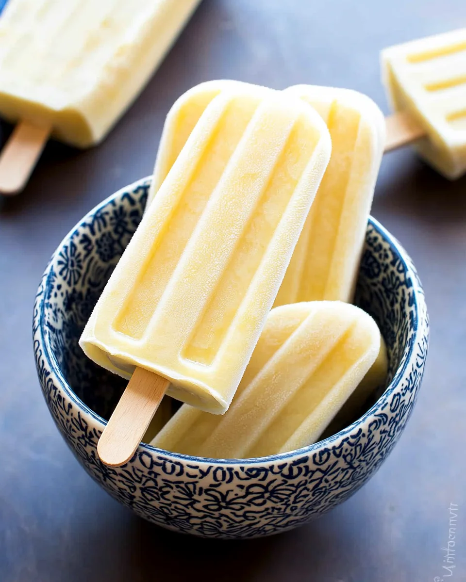 Coconut Mango Popsicles Coconut