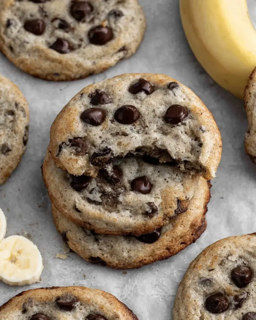 banana bread freezer cookies