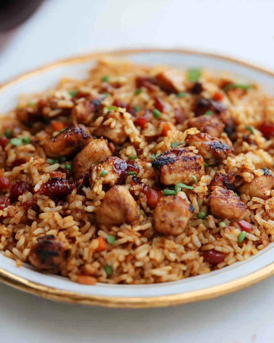 Japanese BBQ Chicken Fried Rice Extravaganza Japanese