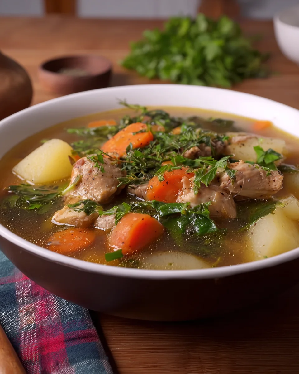 RUSTIC CHICKEN SOUP RUSTIC