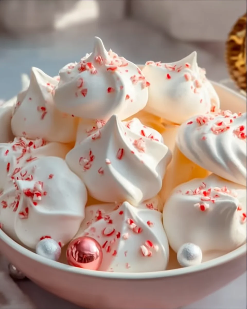 Peppermint Meringues Peppermint