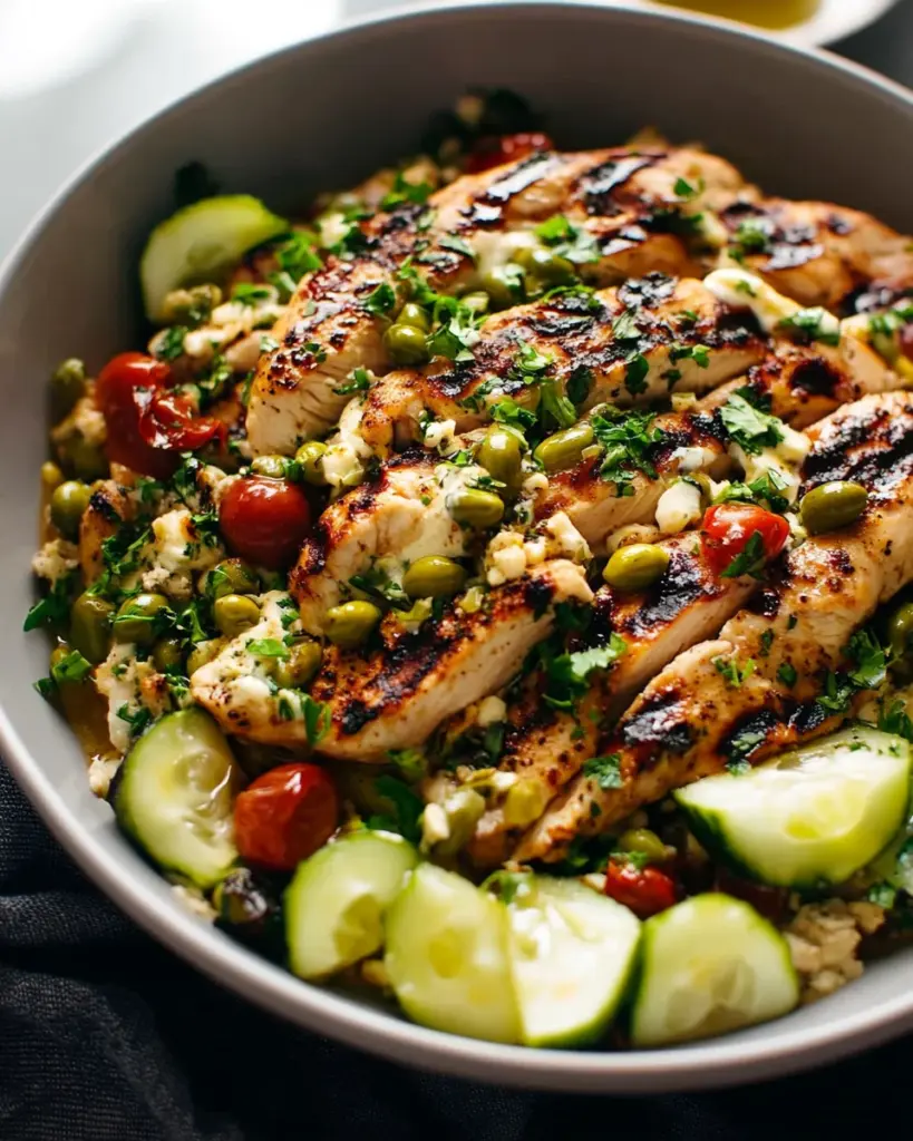 Grilled Chicken with Pepperoncini Garlic Butter