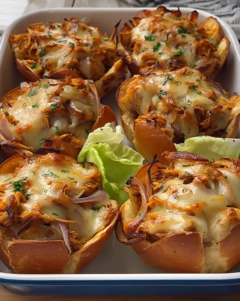 Spicy Chicken Buns with Cheese Onion Spicy Chicken Buns with Cheese Onion