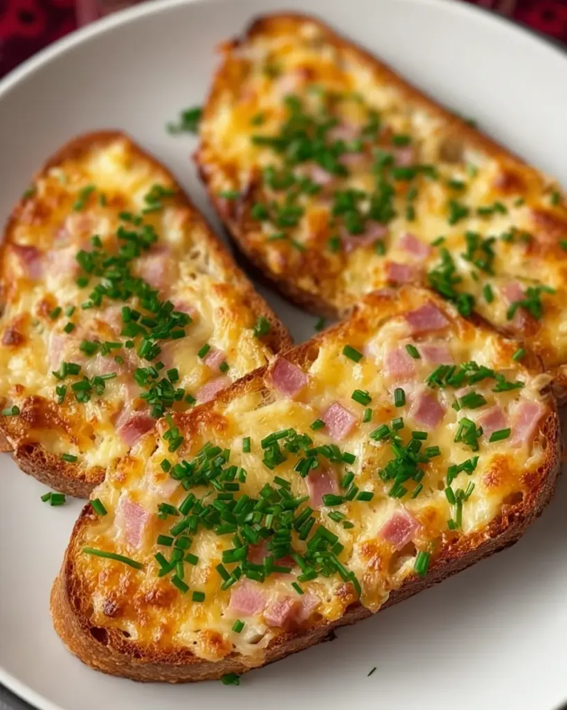 Cheese and Bacon Baked Toasties Cheese and Bacon Baked Toasties