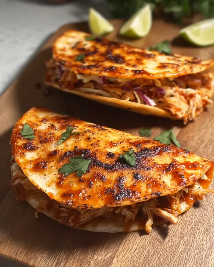 Garlic Honey BBQ Pulled Chicken Tacos Garlic Honey BBQ Pulled Chicken Tacos