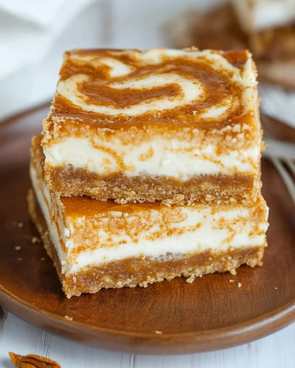 Pumpkin Cheesecake Bars Pumpkin
