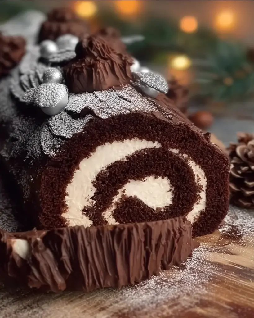 Gluten-Free Yule Log Cake Gluten-Free Yule Log Cake