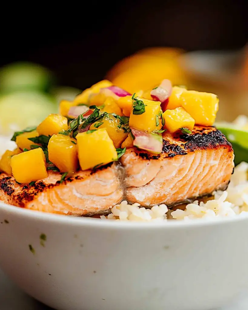 Salmon Recipe with Fresh Mango Salsa Salmon Recipe with Fresh Mango Salsa