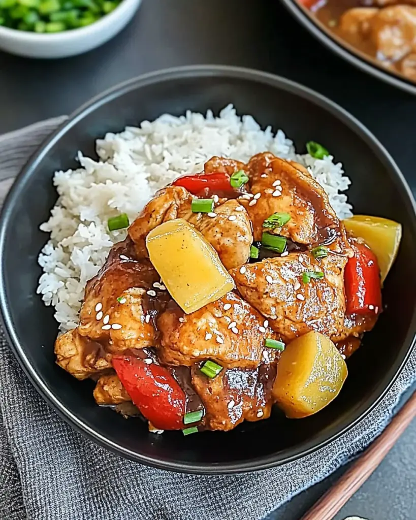 Slow Cooker Hawaiian Chicken
