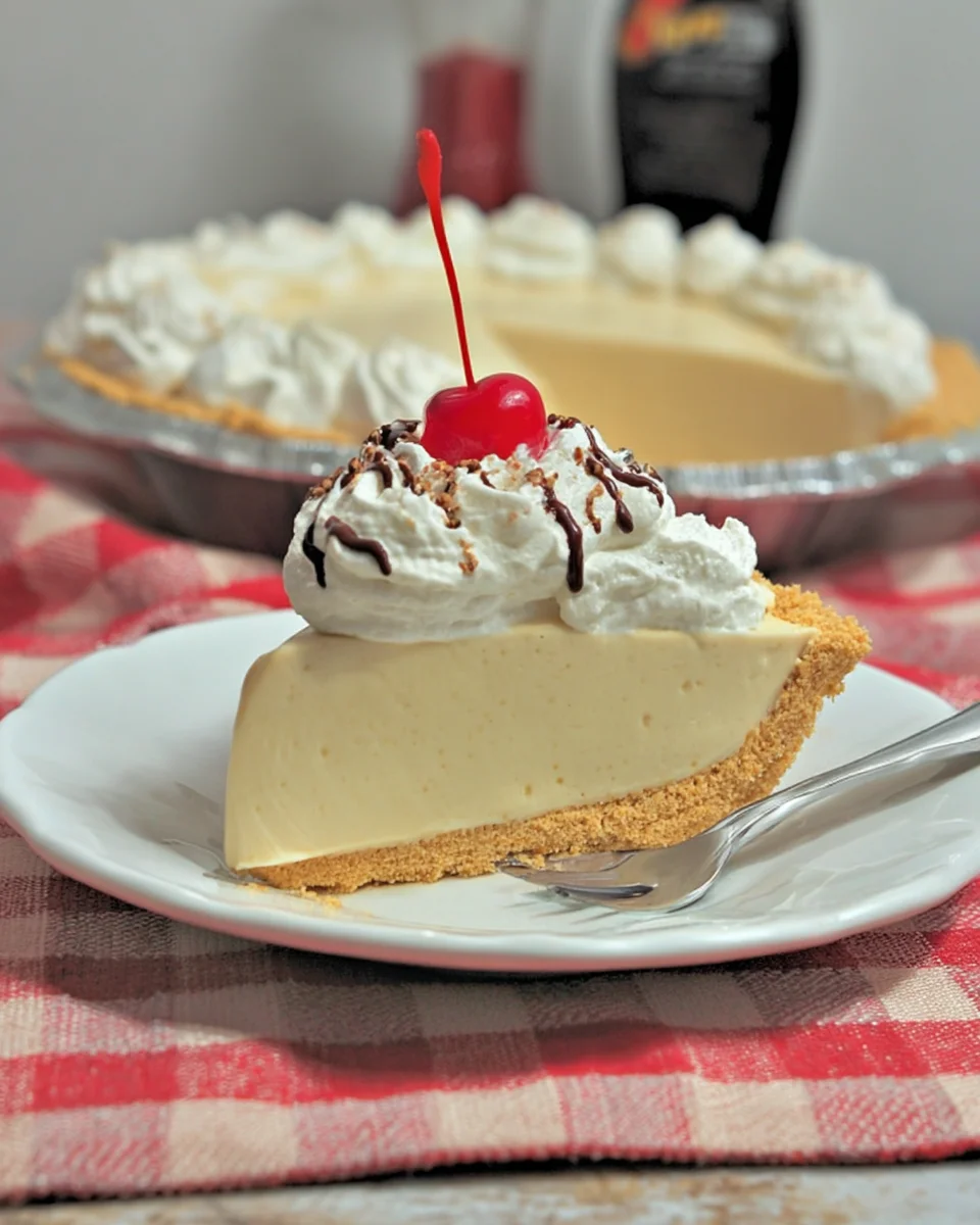 Root Beer Float Pie Root