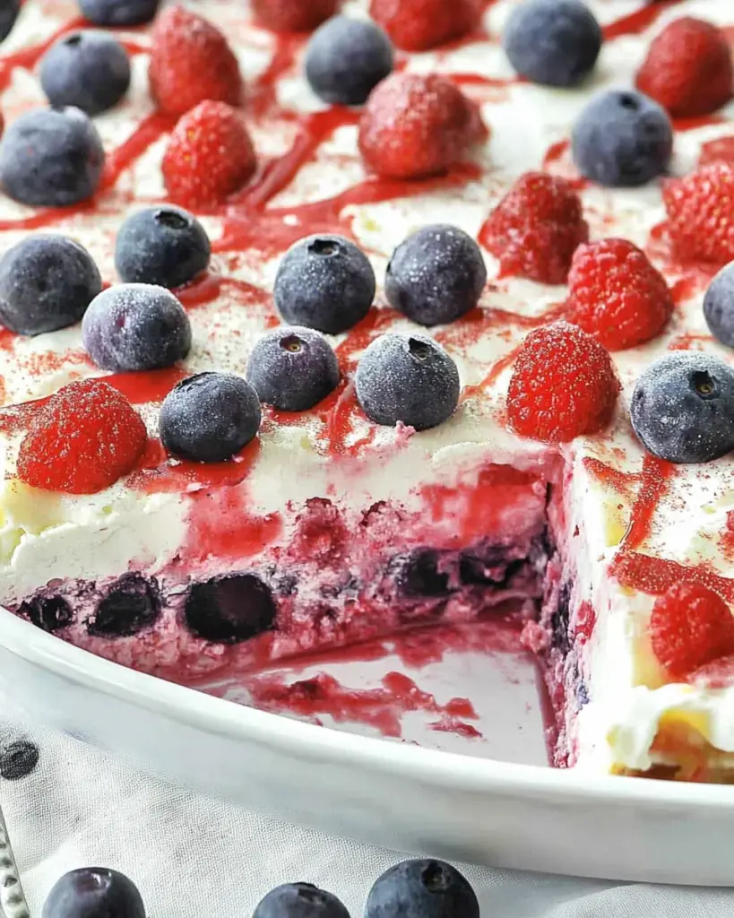Summer Berry Jello Lasagna Summer Berry Jello Lasagna