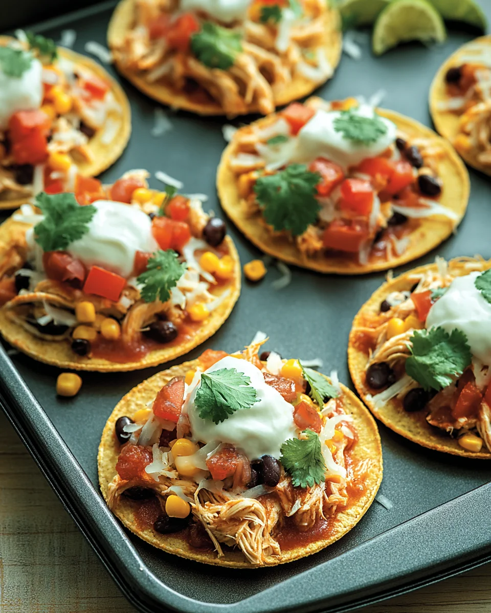 Mexican Rotisserie Chicken Tostadas Mexican