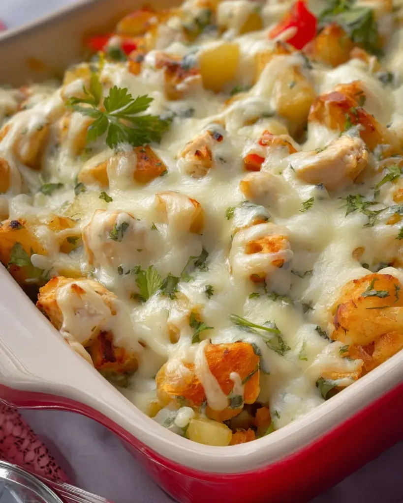 Potato casserole with chicken
