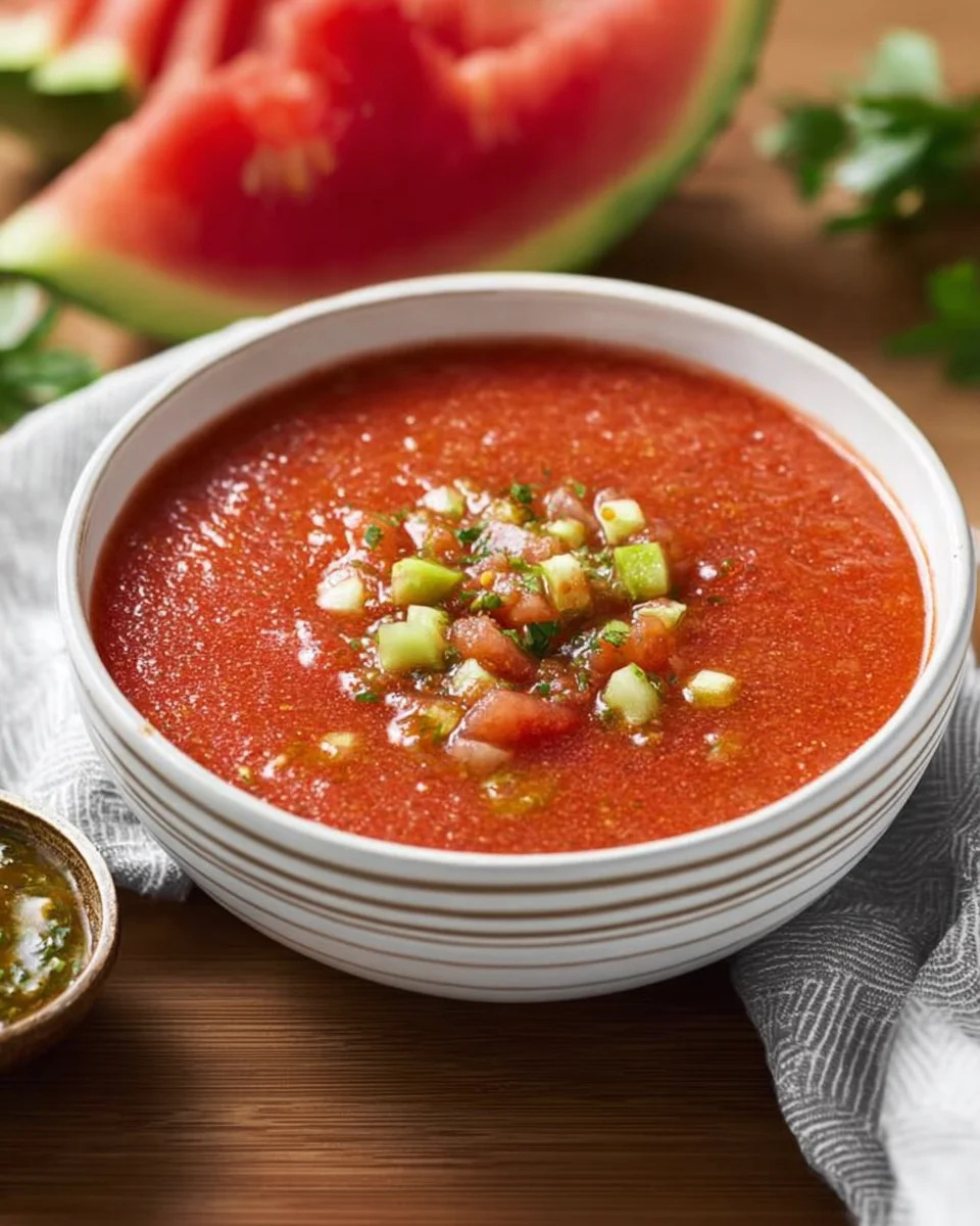 Watermelon Gazpacho Watermelon