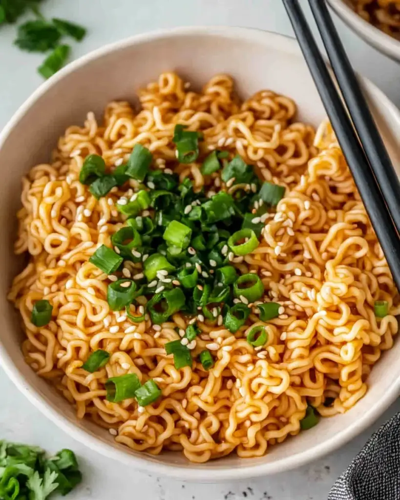10 Minute Sesame Garlic Ramen Noodles 10 Minute Sesame Garlic Ramen Noodles