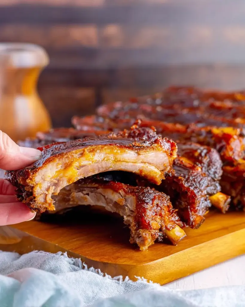 Smoked Pork Ribs in the Smoker