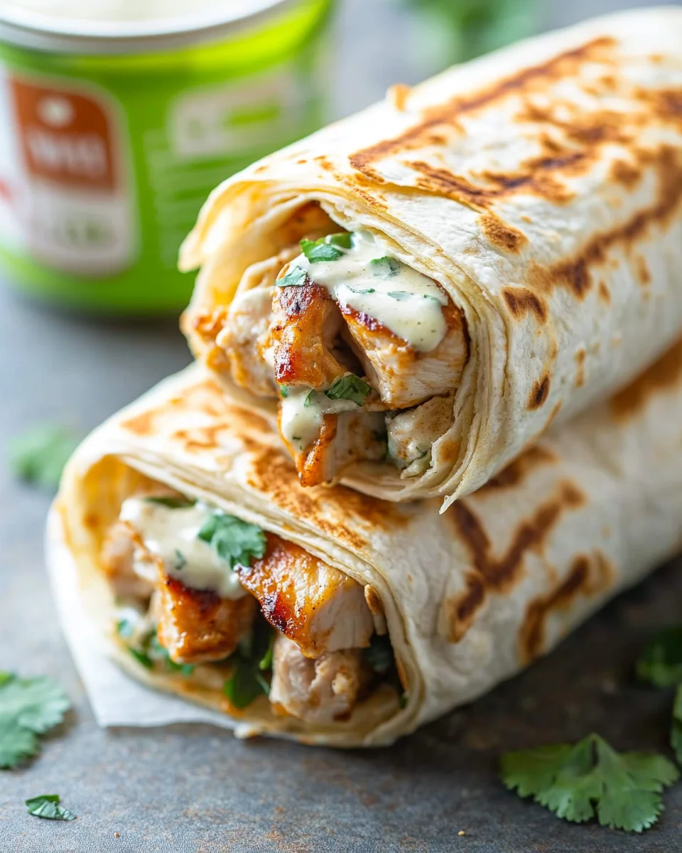 Healthy Grilled Chicken Ranch Wraps Healthy