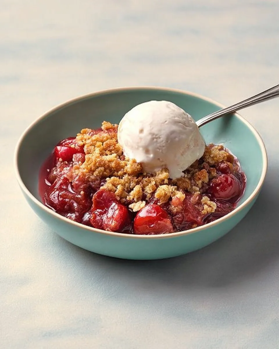 Cherry Crisp Recipe Cherry