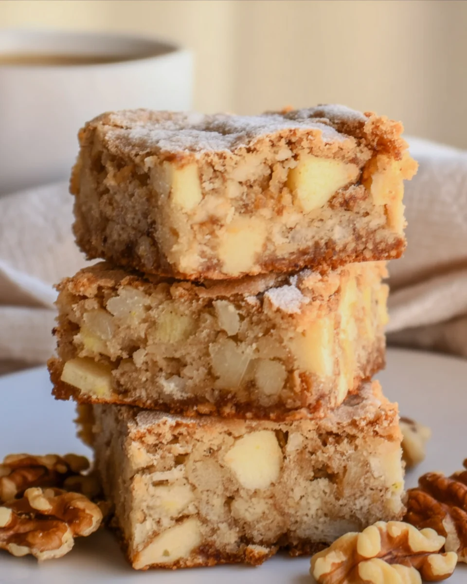 Easy Apple Brownies Perfect For Fall Baking Easy