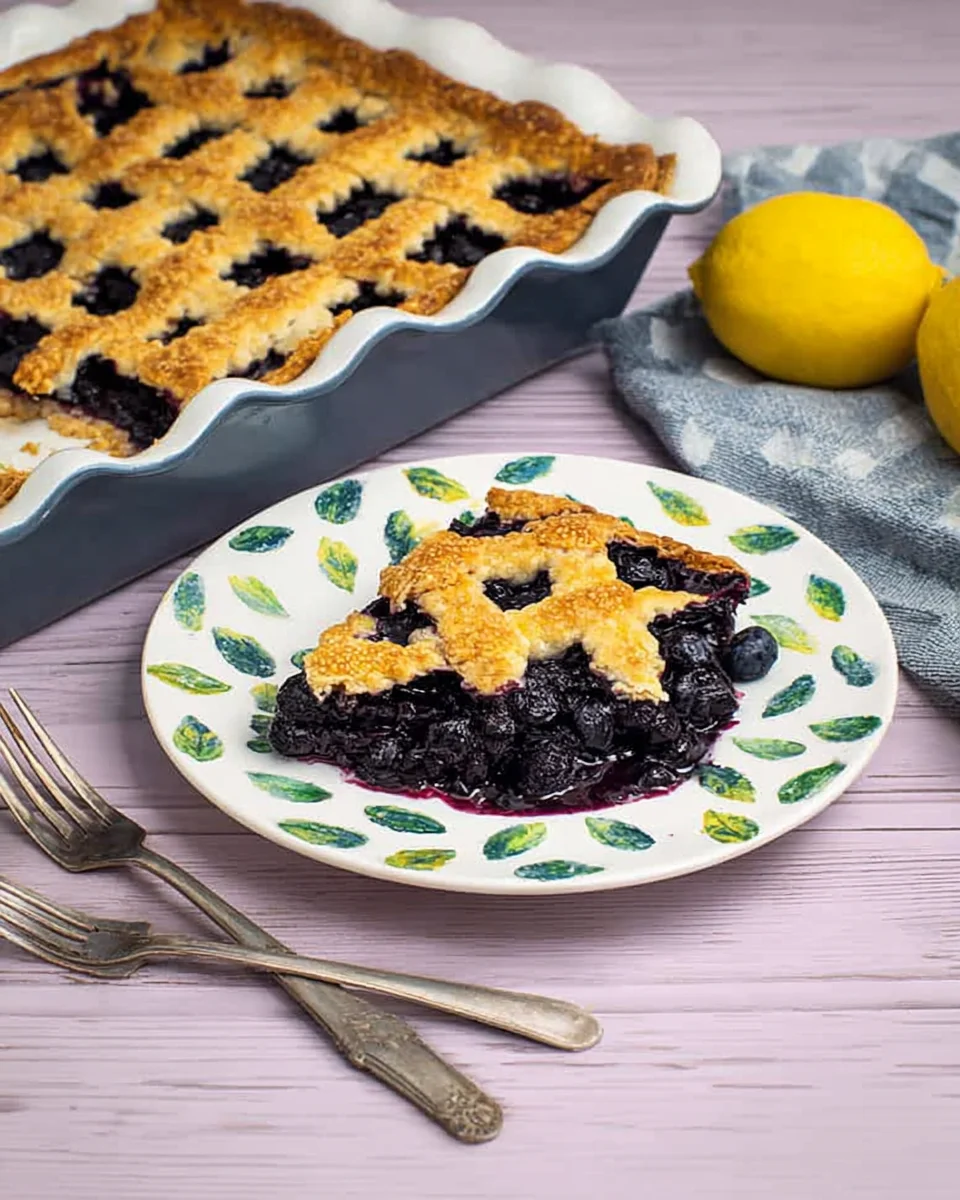 Blueberry Slab Pie Blueberry