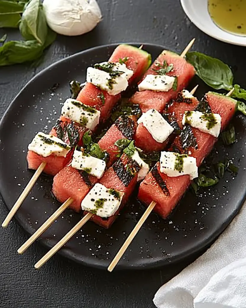 Watermelon-Feta Skewers Watermelon-Feta Skewers