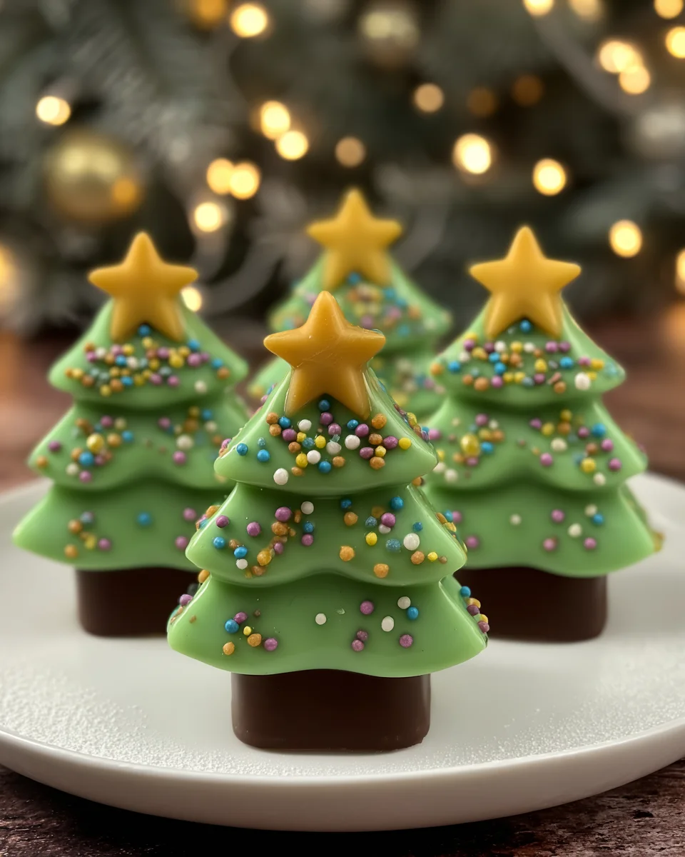 Chocolate Christmas trees Chocolate