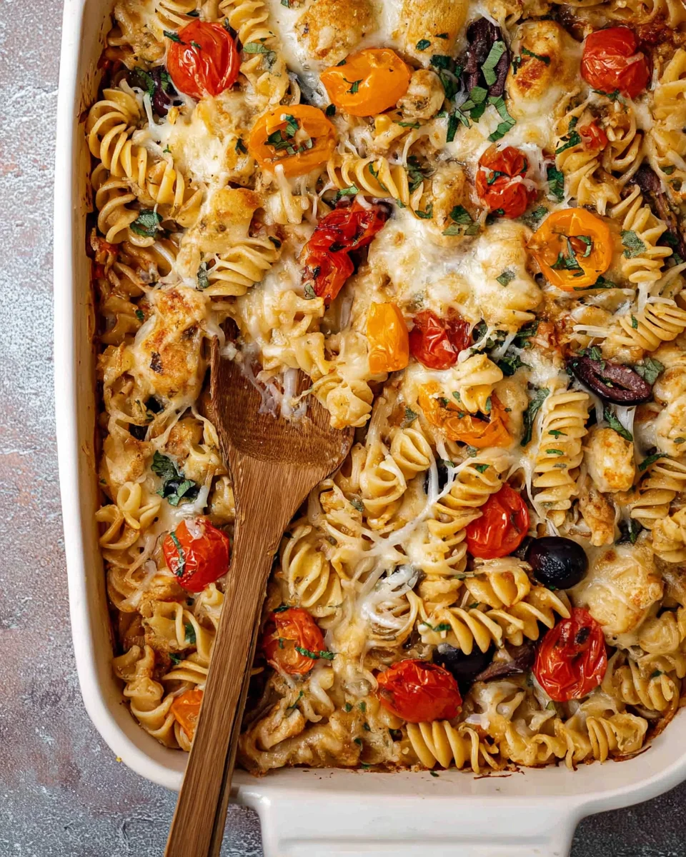 Baked Mediterranean Pasta Baked