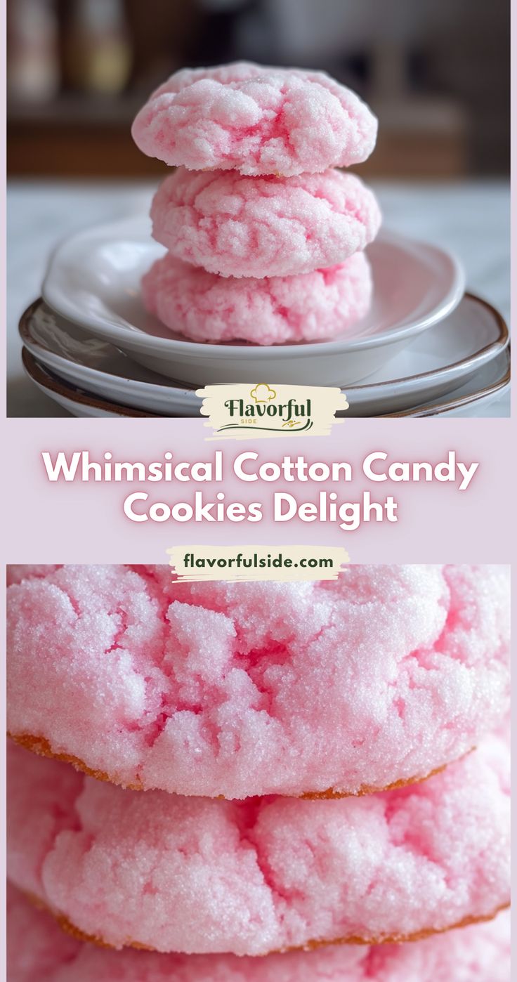 Cotton Candy Cookies
