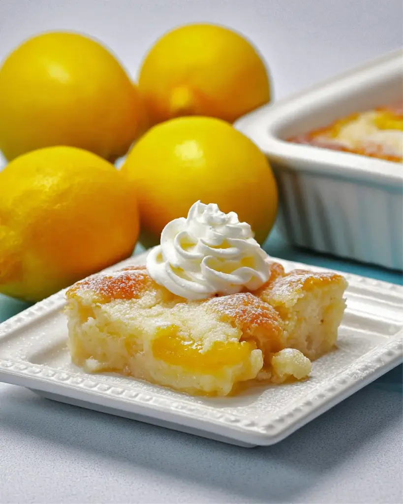 Magic Lemon Cobbler