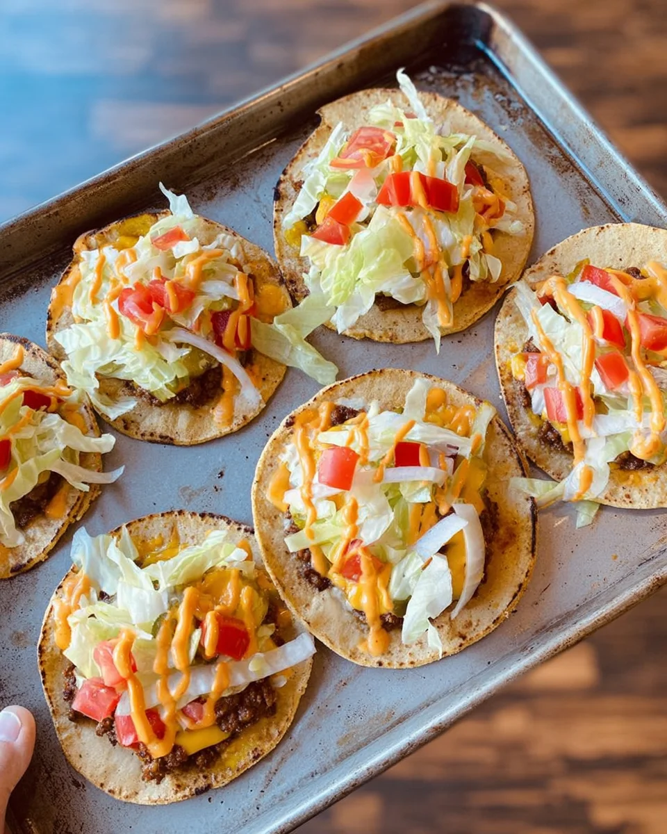 Smash Burger Tacos Smash