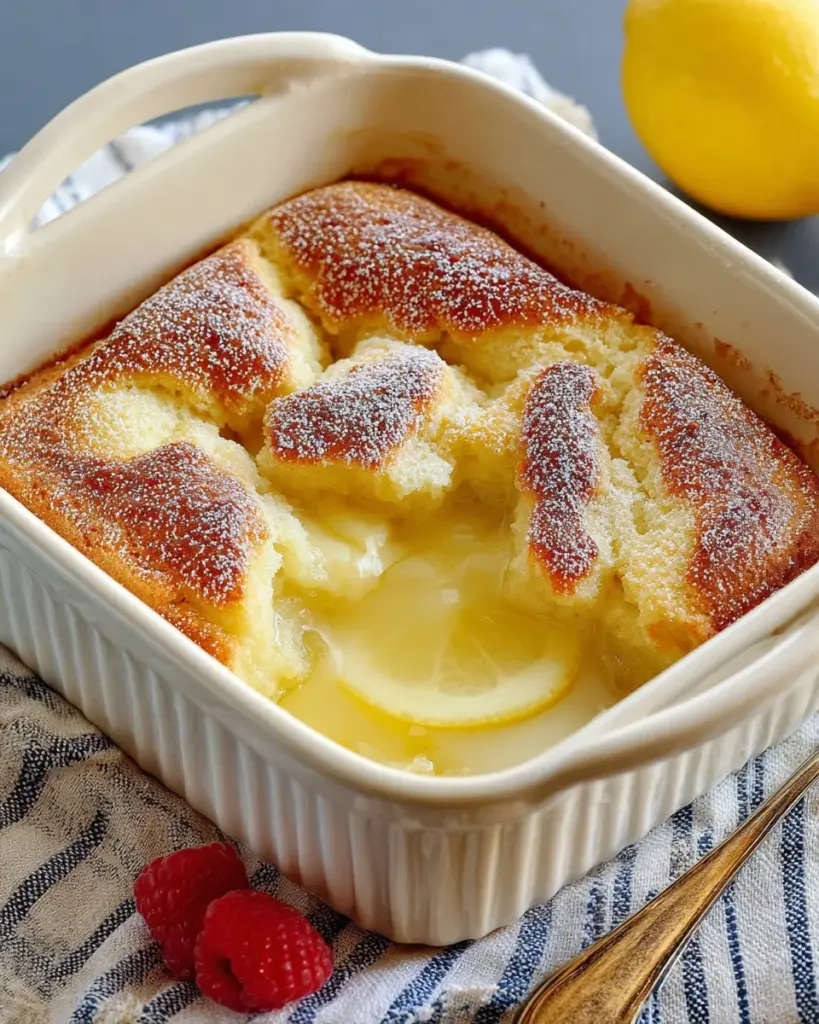 Magic Lemon Cobbler Magic Lemon Cobbler