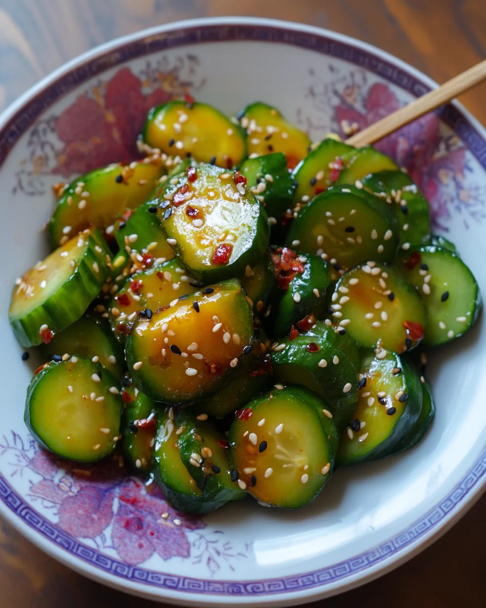 Sesame Cucumber Salad Sesame
