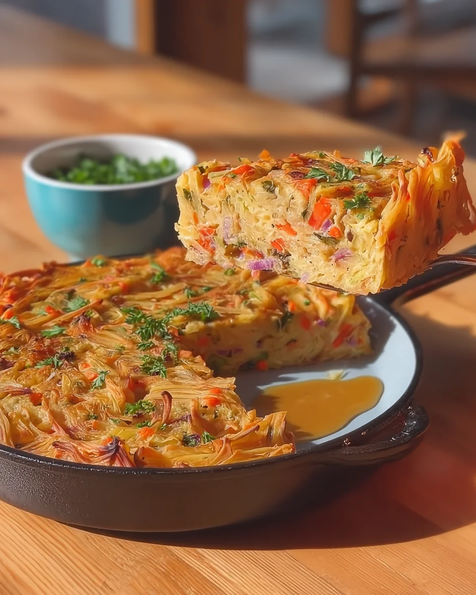 Breakfast Veggie Crinkle Cake Breakfast